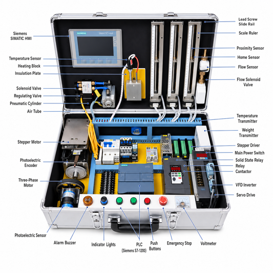 Siemens S7-1200 Integrated Automation Trainer with 750W Servo