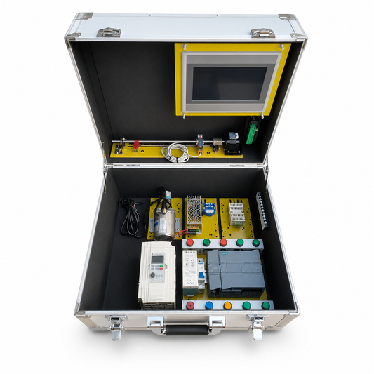 Siemens S7-1200 PLC trainer used to illustrate how to choose school training equipment