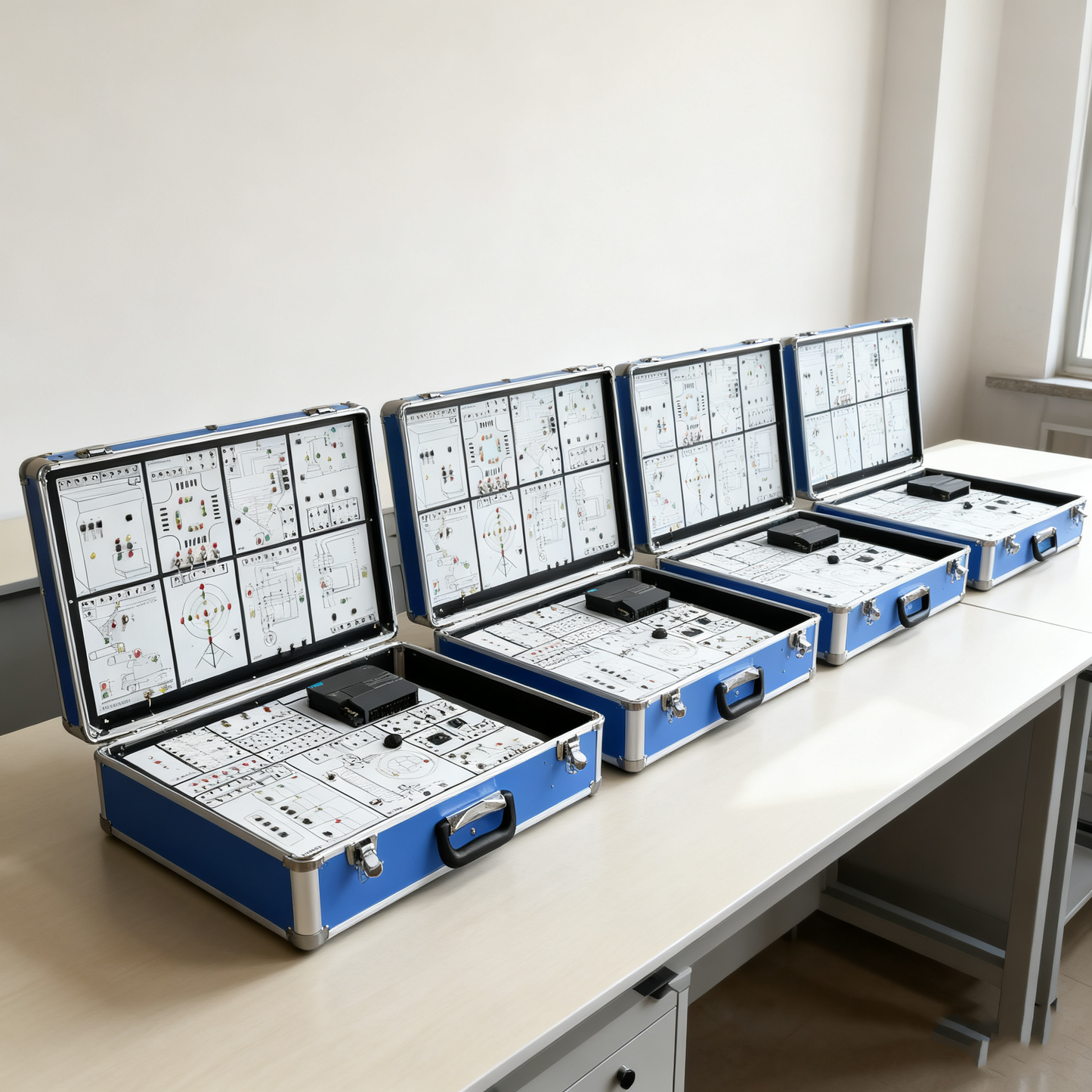 Portable Programmable Logic Controller Box Use Siemens PLC Training Kit Teaching Use