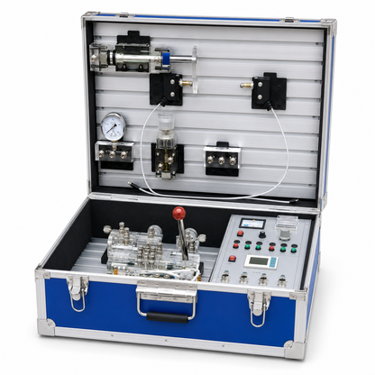 Portable Transparent Hydraulic PLC Training Kit – Hydraulic Transmission Teaching & Demonstration System
