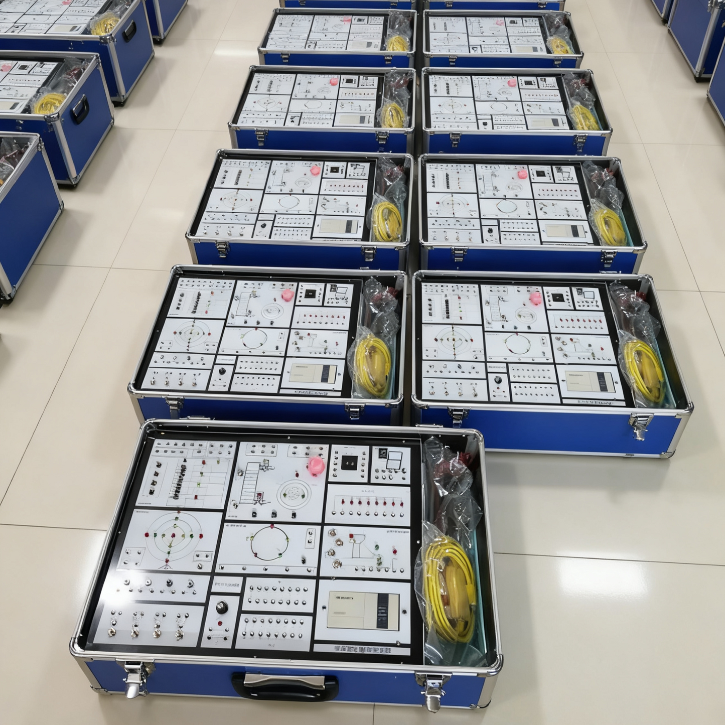 Portable Programmable Logic Controller (PLC) — Vocational Education Equipment Mitsubishi PLC Training Kit for Schools