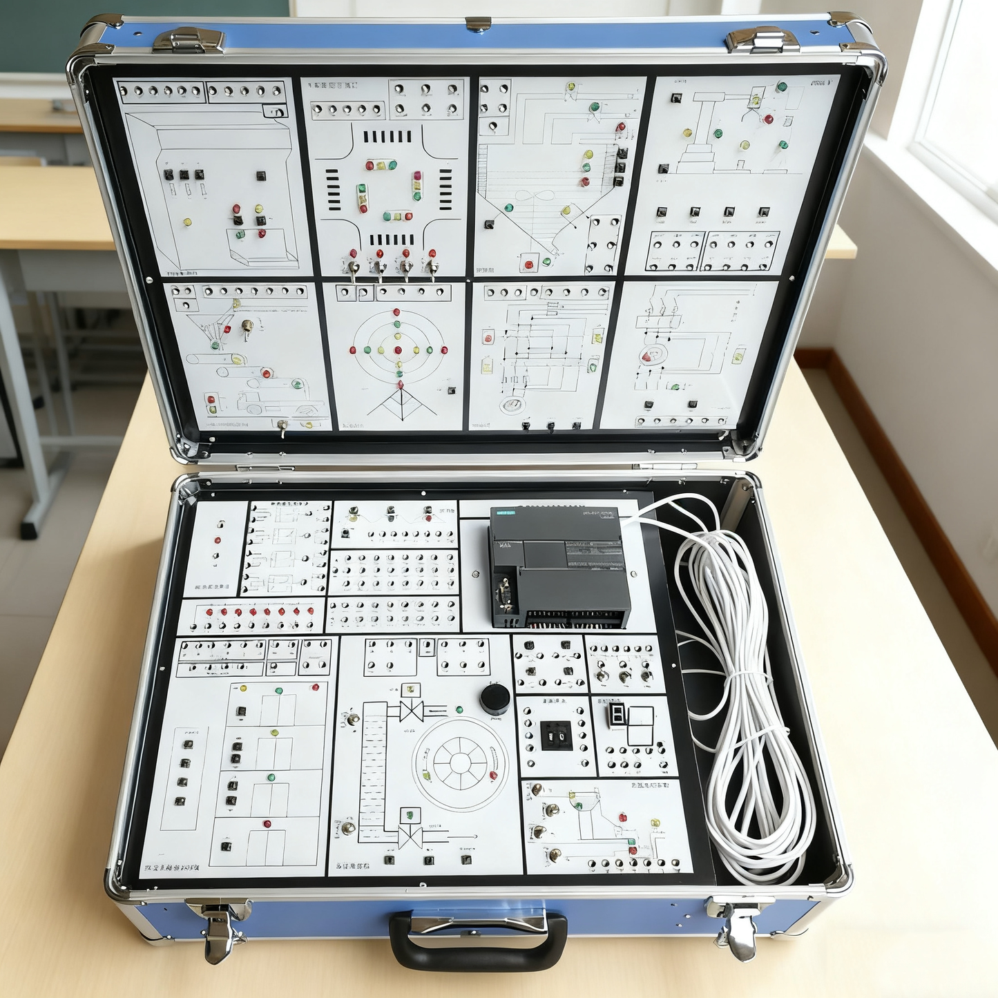 Portable Programmable Logic Controller Box Use Siemens PLC Training Kit Teaching Use