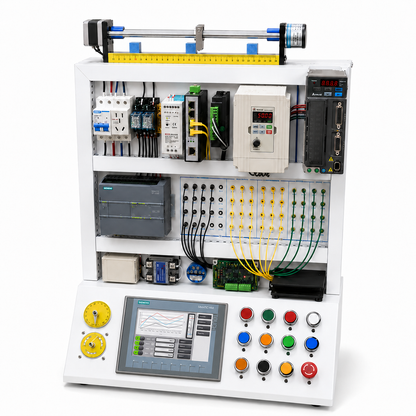 Siemens S7-1200 PLC Trainer with KTP700 HMI & SINAMICS V90 Servo