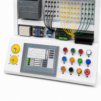 Siemens S7-1200 PLC Trainer with KTP700 HMI & SINAMICS V90 Servo