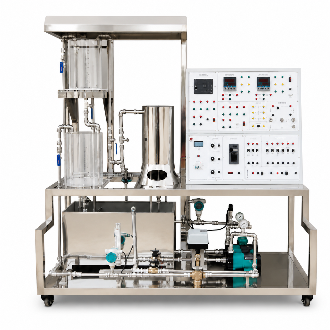 PLC Process Control Trainer for Level, Flow, Temperature & Pressure PID Control