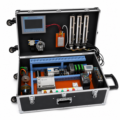 Allen-Bradley Micro850 PLC Integrated Automation Training Kit – Portable HMI, VFD, Pneumatic & Process Control Trainer