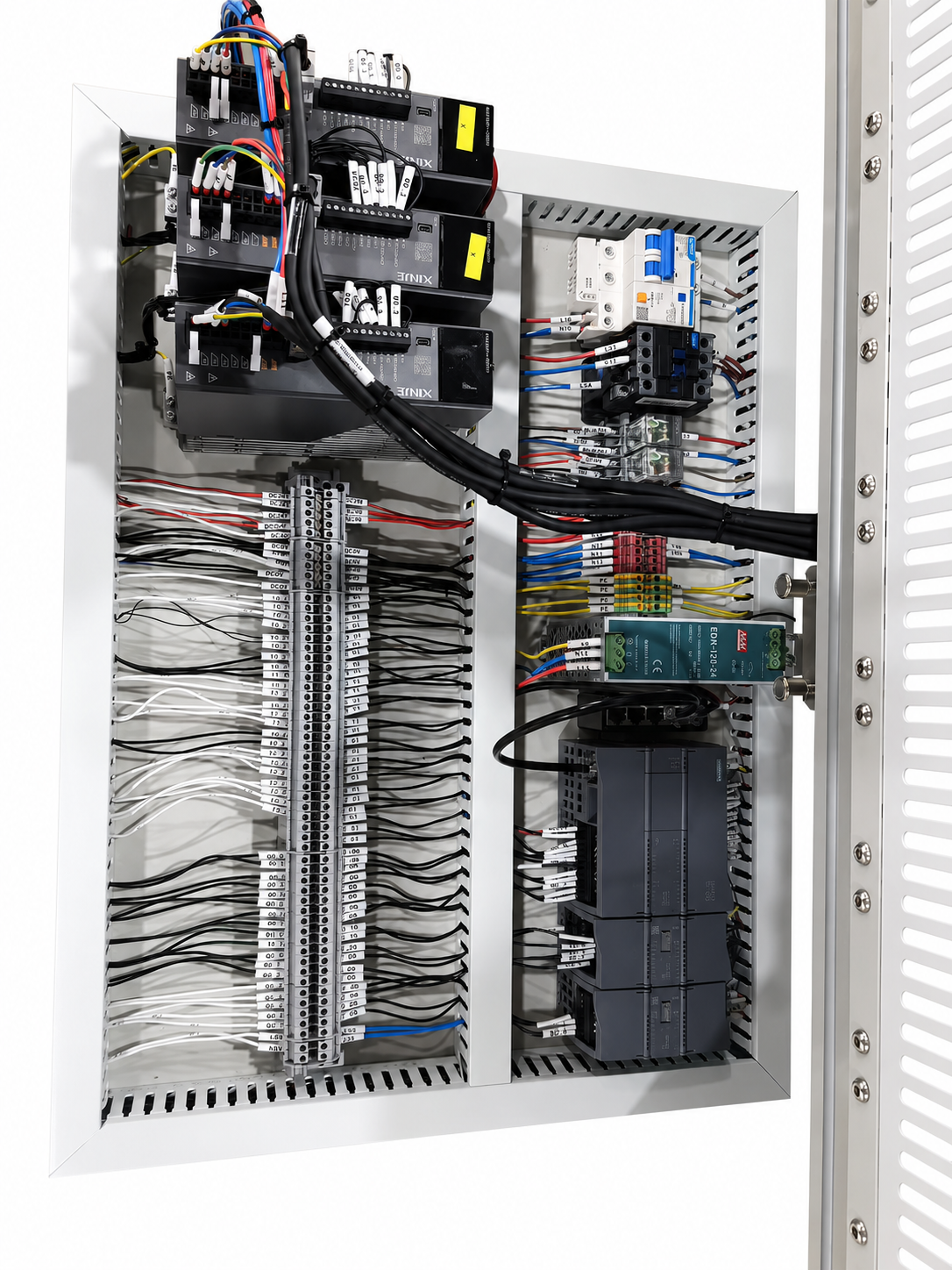 PLC Gantry Robot Pick-and-Place Training System with HMI