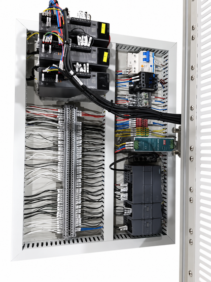 PLC Gantry Robot Pick-and-Place Training System with HMI
