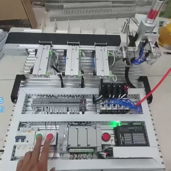 AB Micro830 PLC Conveyor Sorting Trainer - Product Demo Video